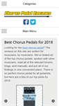 Mobile Screenshot of choruspedalreviews.com